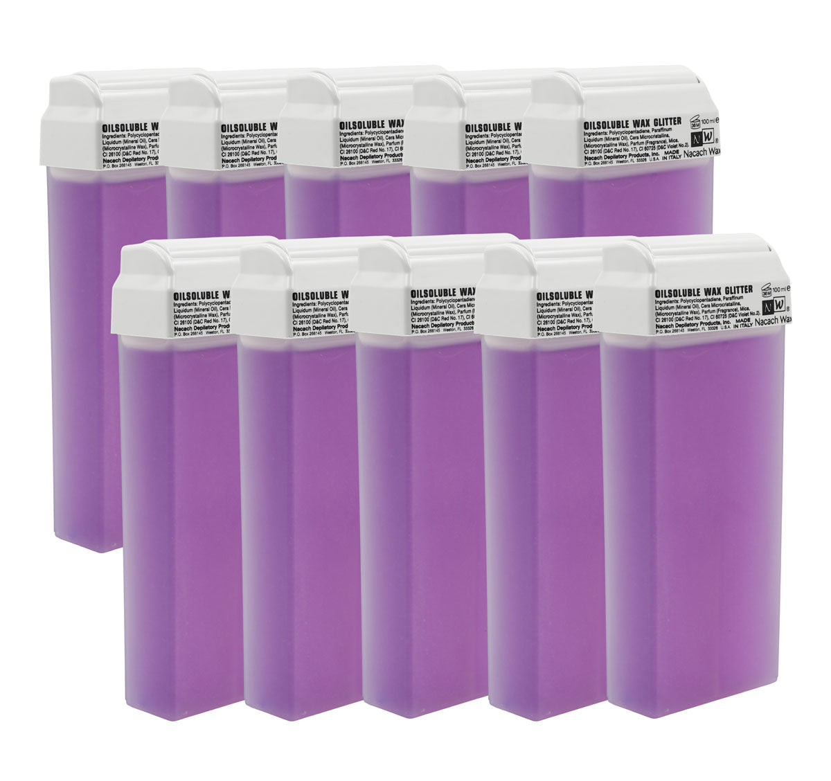 10PC Glitter Roll-On Wax