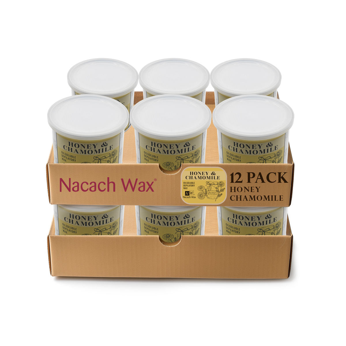 12-Pack Honey and Chamomile Soft Wax