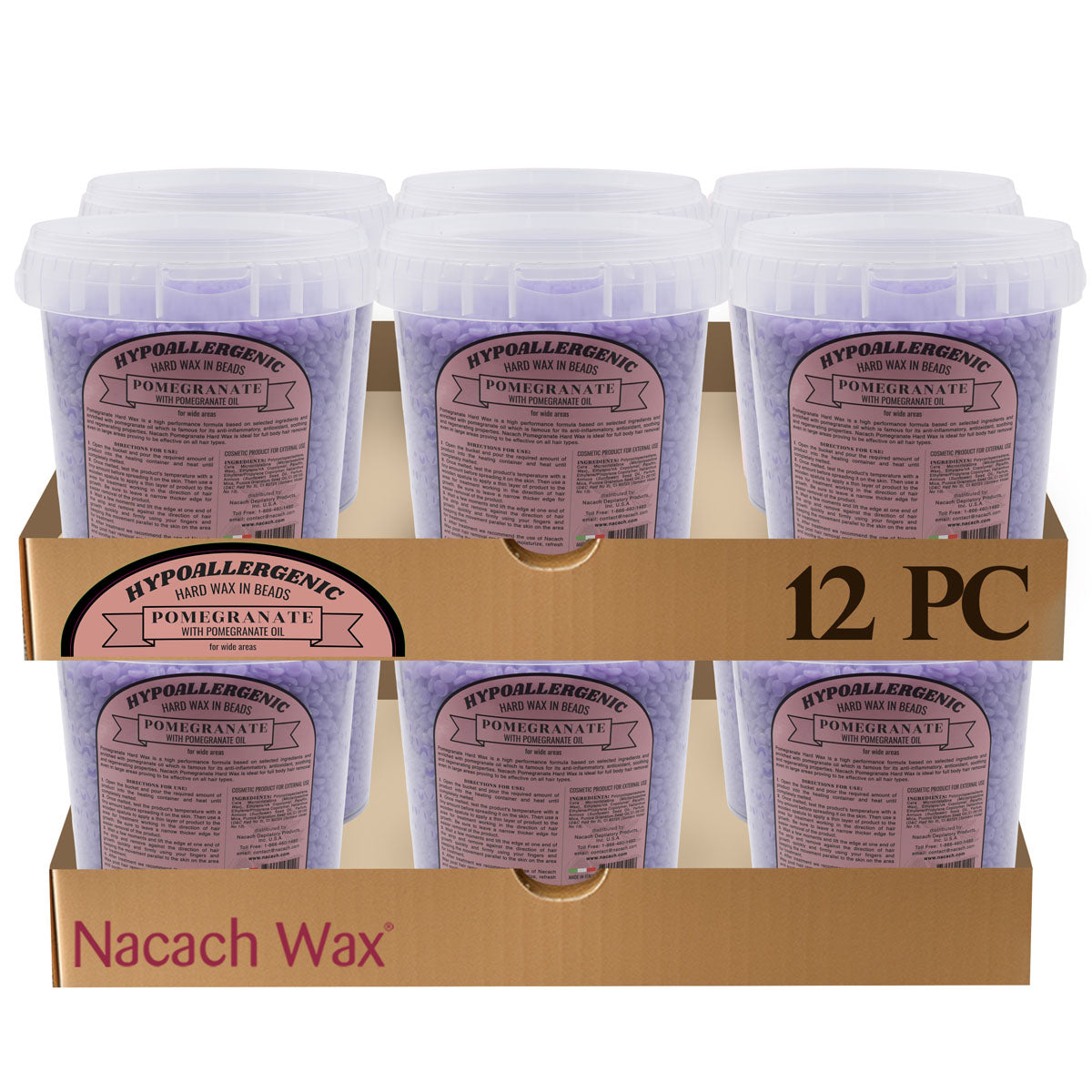 Pomegranate Hypoallergenic Hard Wax