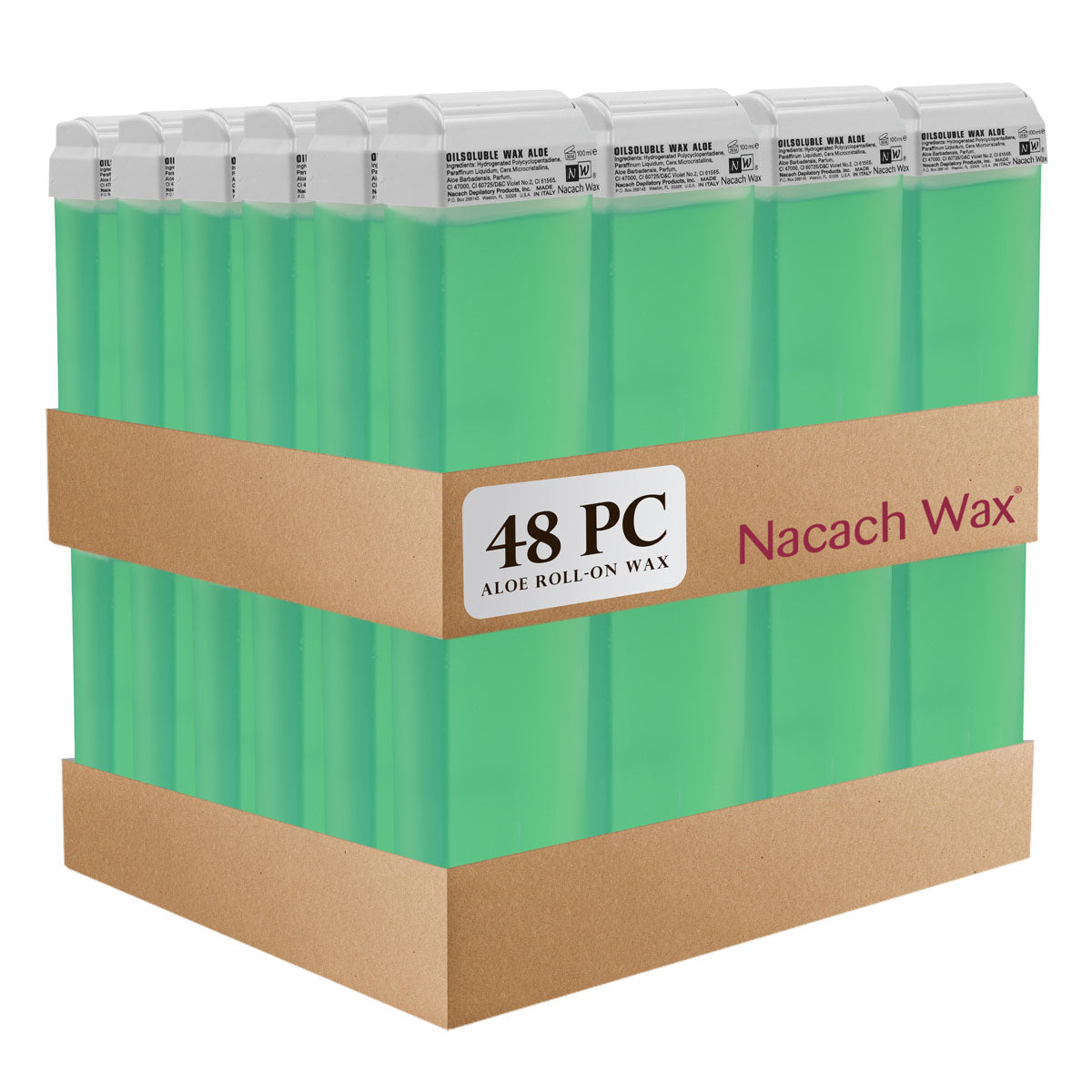 48 PC Aloe Gel Roll-On Wax