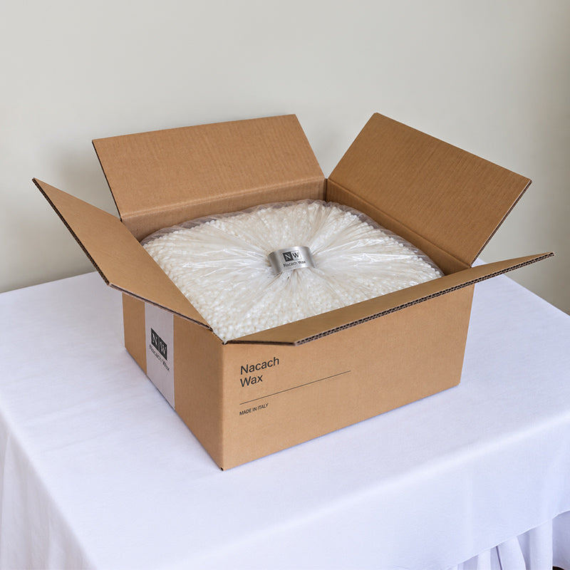 Transparent Hypoallergenic Hard Wax | 28.66 Lbs. BULK