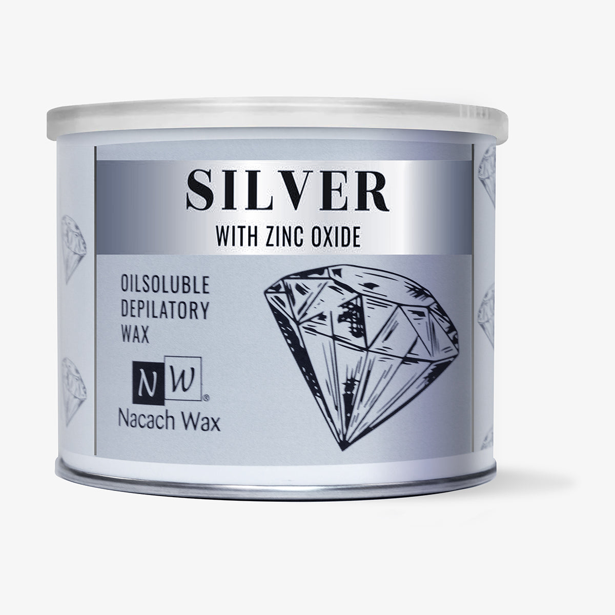 Silver with Zinc Oxide Nacach Soft Wax 400 mL / 13.52 fl. oz.