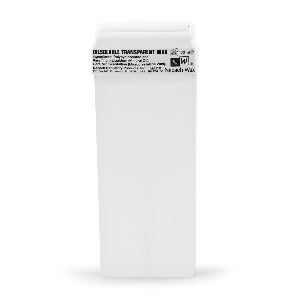 Transparent Roll-On Wax Cartridge
