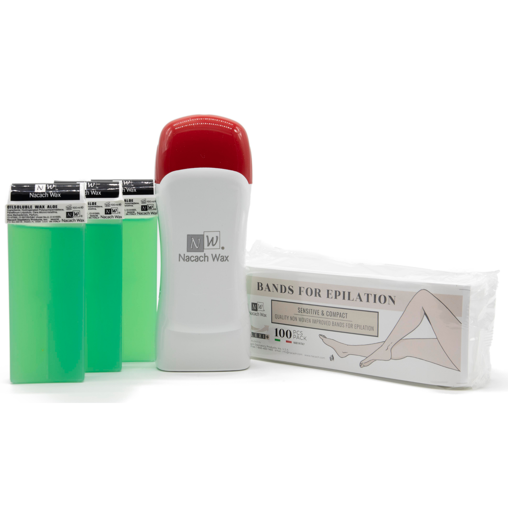 Aloe Roll On Waxing Kit
