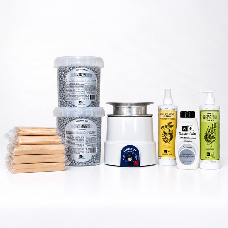 Hypoallergenic Professional Hard Waxing Kit