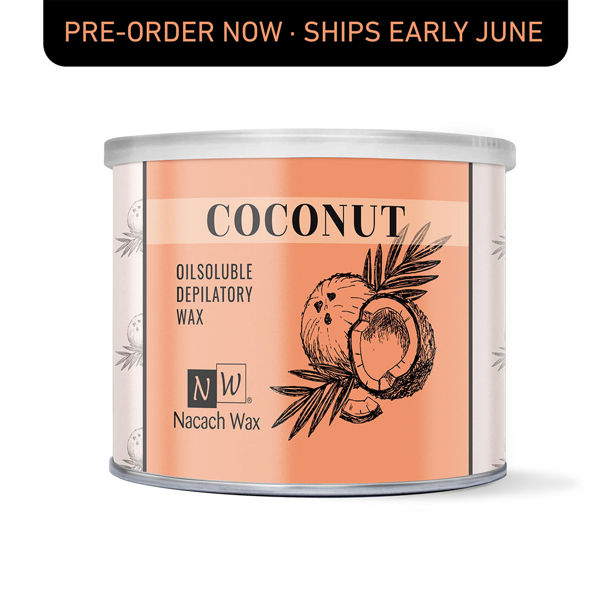 Hypoallergenic Coconut Soft Wax 400 mL / 13.52 fl. oz. / Pre-Order Now · Ships Early June