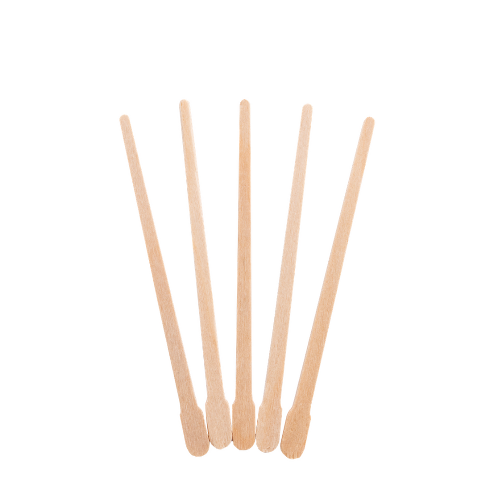 50 Pieces Wooden Waxing Applicators Sticks for Face & Eyebrows Wax Spatula  Hair Removal safety and non-toxic