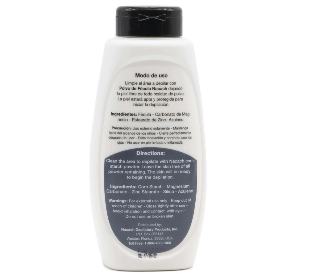 Pre-Depilatory Cornstarch Powder with Azulene | Nacach Wax