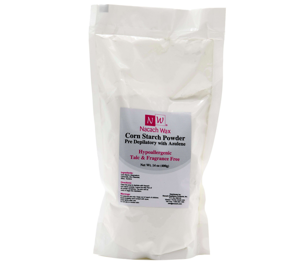 Pre-Depilatory Cornstarch Powder with Azulene | Nacach Wax