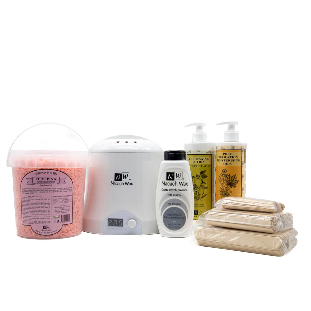 Hypoallergenic Professional Hard Waxing Kit