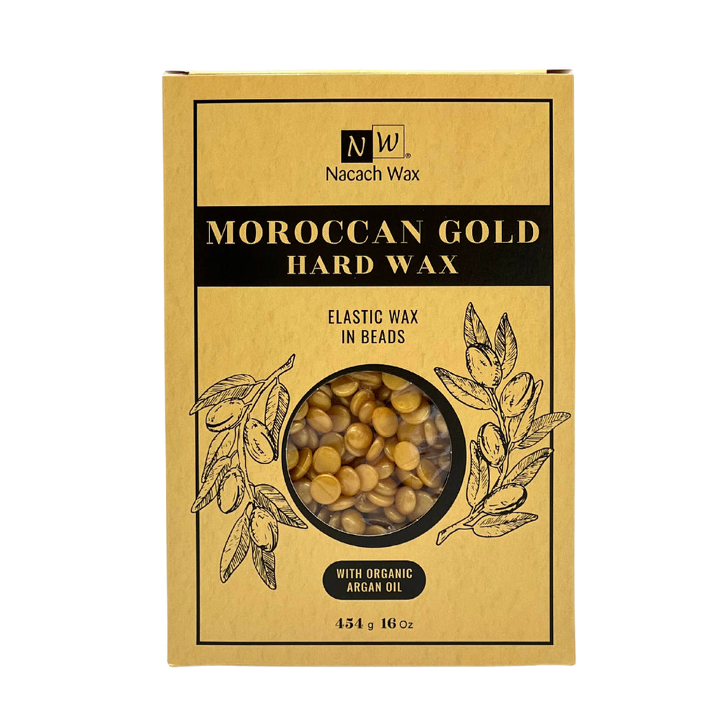 Moroccan Gold Hard Wax Beads with Argan Oil (Bulk)